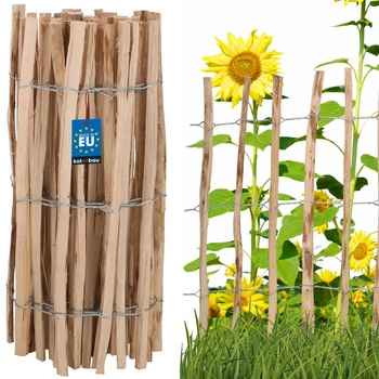 Lískový plot oplocení obruba palisáda břidlice 80 cm
