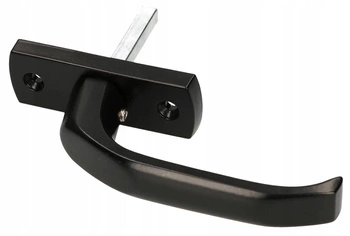 Krátká dveřní klika 125 mm dveře branka - Barva černá
