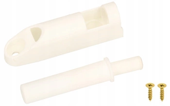 Tlumič s adaptérem pro tiché zavírání skříněk - Barva bílá