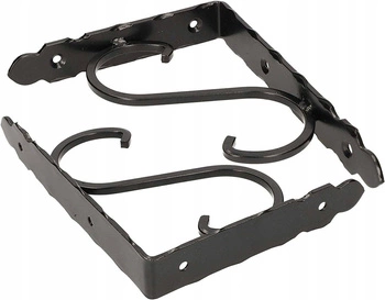 Držák police 20x15 retro kovaný úhelník - 2 ks.