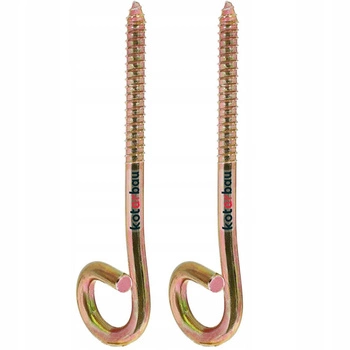 Kyvný hák pro dřevěné trámy rukojeť šroubu m10 - 2 ks.