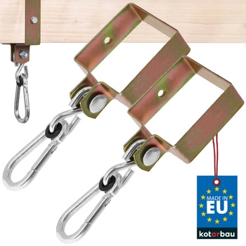 Kyvný háček s karabinou 90 - 2 ks.