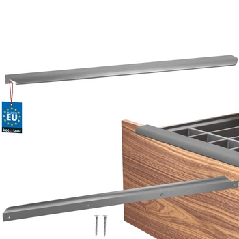 Uchyt nábytkový hliníkový stříbrný 480/500 mm