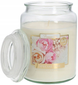 Velká skleněná vonná svíčka 100h - speciální den