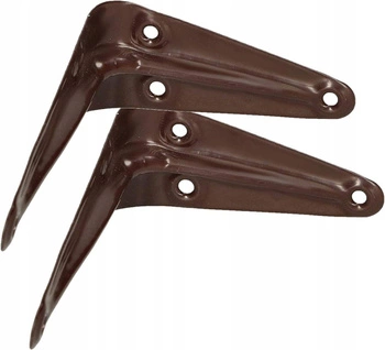 Koutová podložka podpěra 10x7,5 cm 2 ks - Barva hnědá