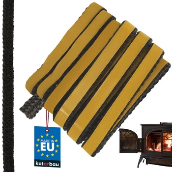 Samolepicí páska na těsnění krbu a kamen 15x3 mm 2,5 m