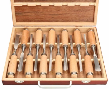 Řezbářská dláta sada 12 ks.