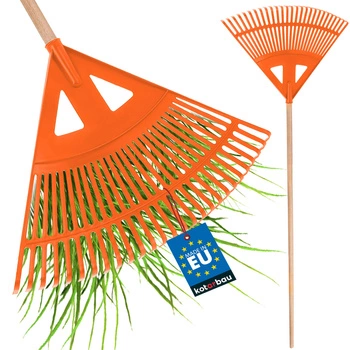 Zahradní hrábě 580 mm hrábě na listí + hřídel