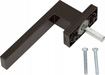 Hliníková okenní klika černá balkonová klika