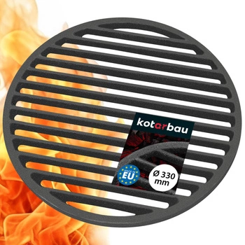 Kulatý litinový rošt pro krbový vařič kotel 330