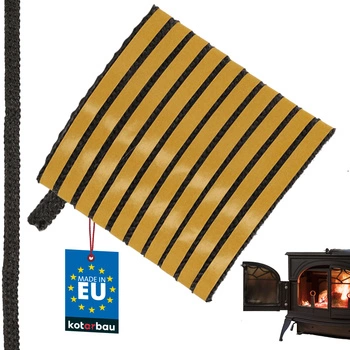 Samolepicí páska na těsnění krbu a kamen 10x2 mm 2,5 m