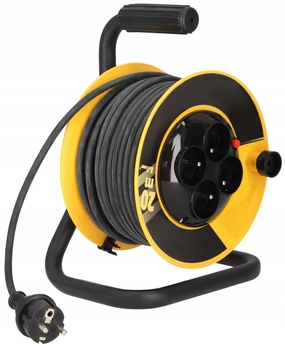 Naviják prodlužovacího kabelu 3x1 konstrukce z/u 20m kotarbau