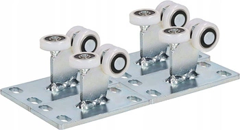 3 válečkový portálový vozík fi 25 pevný válečkový portál - 4 ks.