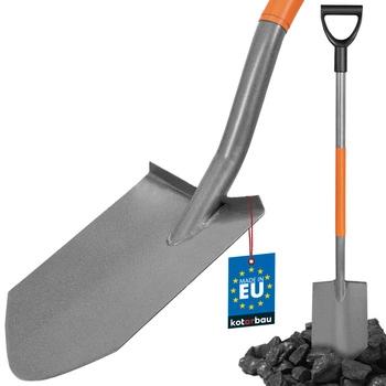 Lopata rýč uhlí písek potrubí kotarbau černá