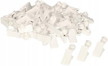 Stropní žabky pvc otočné sada 100 ks.