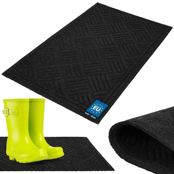 Rohožka na boty protiskluzový kobereček šedá 45x75 cm