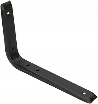 Úhelník držák regálový pod poličku 140x200 mm - Barva černá