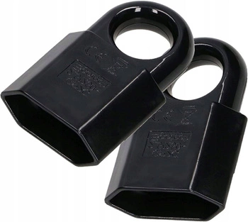 Přenosná zásuvka s držákem rozebíratelná b/u - 2 ks - Barva černá