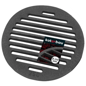 Kruhový litinový rošt pro trouby 250 mm