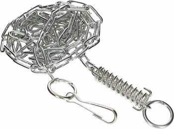 Řetěz na psí boudu s pružinou 5 mm x 3 m