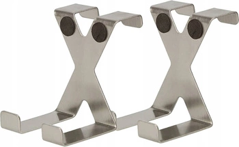 Háček do koupelny x háček do kuchyně - 2 ks. stříbro kotarbau