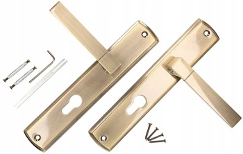 Dveřní klika 90mm dlouhá hřídel pro sadu vložek