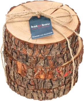 Plátek dřeva deska zásobník podložka 5 ks