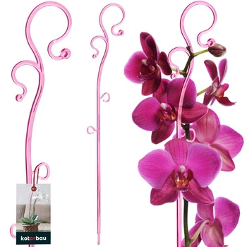 Plastová podpora rostlin růžová 39 cm