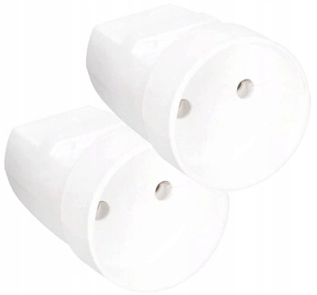 Přenosná demontovatelná zásuvka bez uzemnění - 2 ks.