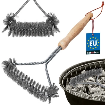 Drátěný kartáč na čištění grilů 20x34