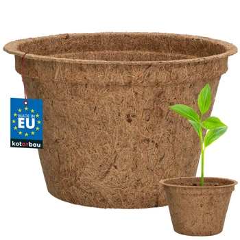 Květináč z přírodního kokosového vlákna fi 21,5 cm