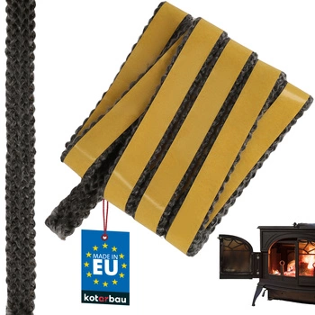 Samolepicí páska na těsnění krbu a kamen 20x5 mm 2,5 m