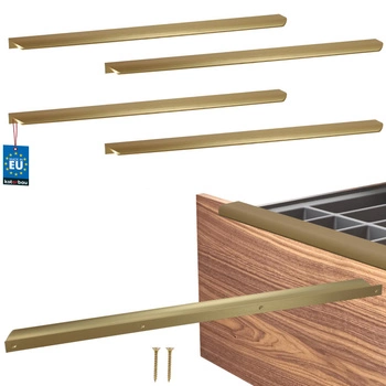 Uchyt nábytkový hliníkový zlatý mat 480/500 mm sada 4 ks.