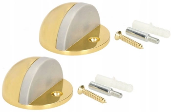 Přišroubovaný odrazník na dveře stoper 45 mm - 2 ks - Barva zlatá