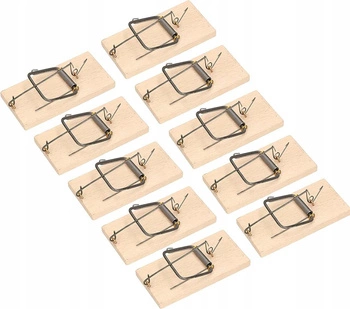 Past na myši dřevěná past na krysy - 10 ks. kotarbau