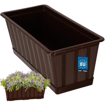 Balkonový box 40 cm květináč pro terasu balkon terakota kotarbau