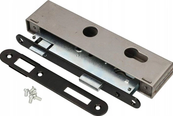 Zadlabací zámek schránka kazeta levý pravý 72x34mm - Barva černá