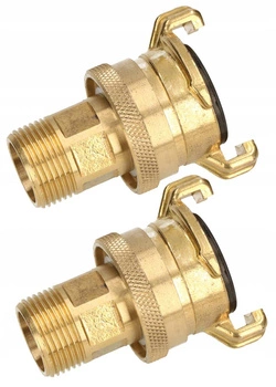 Hadicová spojka 3/4" mosazná rychlospojka - 2 ks.
