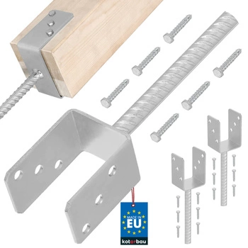 Základna sloupu se zapichovací tyčí 70 mm sada 2 ks.