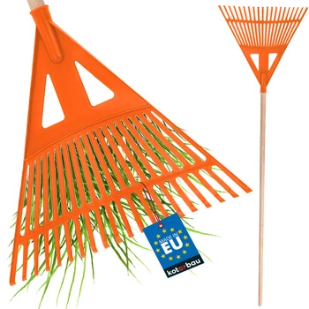 Zahradní hrábě 430 mm hrábě na listí + hřídel