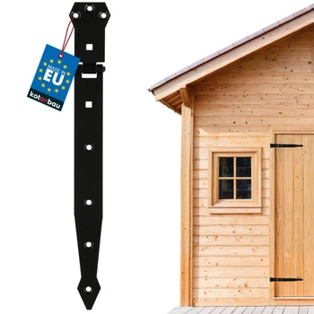 Pant altánový na dveře okenice 350 mm – Barva černá