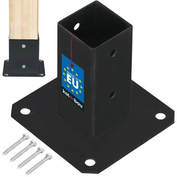 Základ sloupu šroubovaný natřený práškovou 50x50 mm