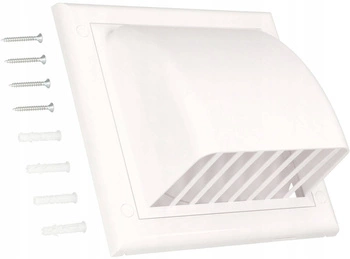 Kryt odsávacího kanálu bílý fi 125mm