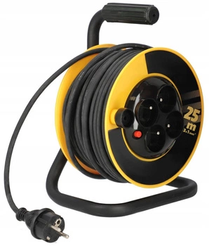 Naviják prodlužovacího kabelu 3x1 konstrukce z/u 25m kotarbau