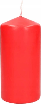 Pevná stolní svíčka classic červená 12 cm