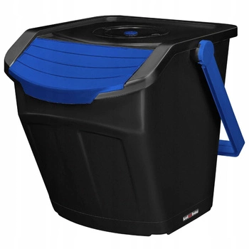 Koš na třídění odpadu modrý 25l