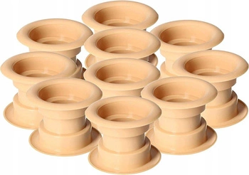 Těsnění pro dveře větrací trubka - 10 ks - Barva javor