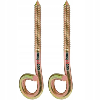 Kyvný hák pro dřevěné trámy rukojeť šroubu m12 - 2 ks.