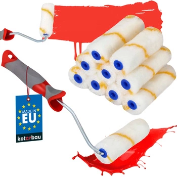 Váleček na barvu se zlatou nití 11 cm náhradní - 10 ks.