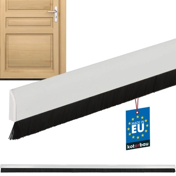 Těsnicí lišta pod dveře automatická bílá 25 mm 1 m